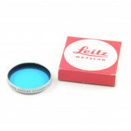 Leitz E41 Blue Filter Chrome + Box